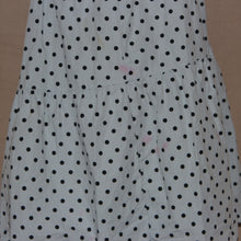 Load image into Gallery viewer, Polka dot blue babydoll mid dress (M)
