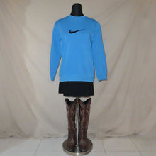 Load image into Gallery viewer, Nike blue swoosh sweater (L)
