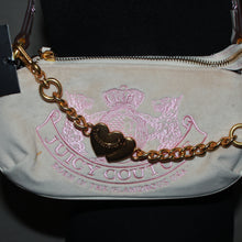 Load image into Gallery viewer, Juicy Couture Daydreamer crest velour shoulder bag
