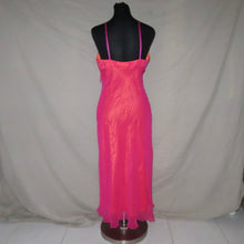 Load image into Gallery viewer, Pink mesh satin type midi dress (M)
