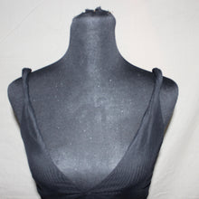 Load image into Gallery viewer, Tiger Mist black wrap top (S)
