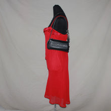 Load image into Gallery viewer, Roses designed red maxi dress (S)
