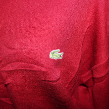Load image into Gallery viewer, Lacoste dark red high neck sweater (M)
