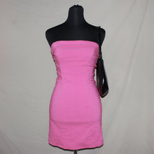 Load image into Gallery viewer, Glassons pink tube mini dress (XS)
