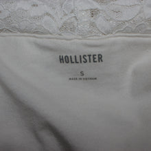 Load image into Gallery viewer, Hollister white laced off shoulder top (S)
