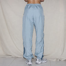 Load image into Gallery viewer, Adidas baby blue track pants (S)

