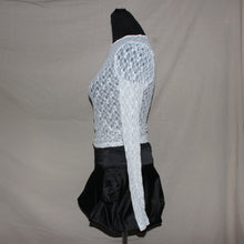 Load image into Gallery viewer, White laced mesh top (S)

