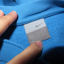 Load image into Gallery viewer, Nike blue swoosh sweater (L)
