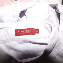 Load image into Gallery viewer, Vintage Burberry lilac stripped wide sleeve button up (M)

