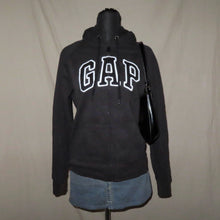 Load image into Gallery viewer, Gap logo zip up hooded acket (M)
