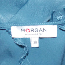 Load image into Gallery viewer, Morgan De Toi blue laced top (S)
