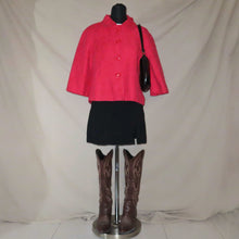 Load image into Gallery viewer, Cropped red vintage jacket (L)

