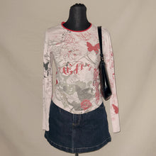 Load image into Gallery viewer, Kenzo graphic butterfly long sleeves top (M)

