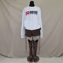 Load image into Gallery viewer, Diesel white graphic sweater (M)
