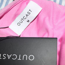 Load image into Gallery viewer, Outcast pink laced asymmetrical with tag ruched skirt (M)
