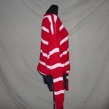 Load image into Gallery viewer, Lacoste red stripped knitted sweater (L)
