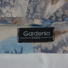 Load image into Gallery viewer, Gardenia floral patterned cowl neck long dress (XS)

