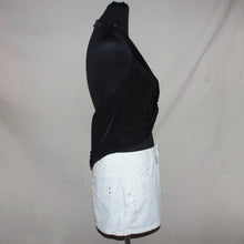 Load image into Gallery viewer, Boohoo black ruched halter top (M)

