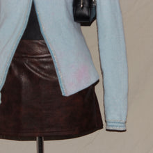 Load image into Gallery viewer, Twin-Set Simona Barbieri baby blue hooded top (XS/S)
