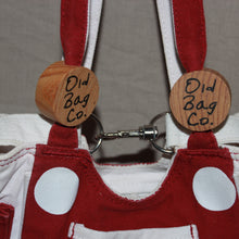 Load image into Gallery viewer, The Old Bag Co. red polka dot canvas hand bag
