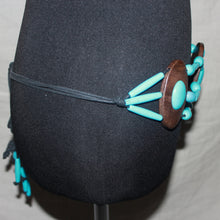 Load image into Gallery viewer, Turquoise tie belt
