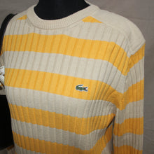 Load image into Gallery viewer, Lacoste stripped knitted sweater (S)
