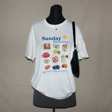 Load image into Gallery viewer, Sunday Morning oversized graphic tee (L)
