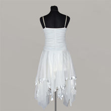 Load image into Gallery viewer, Ruched white asymmetrical (S)
