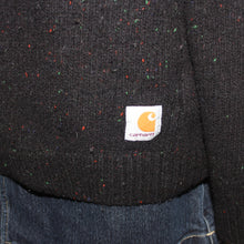 Load image into Gallery viewer, Carhartt black flecked wool  sweater (S)
