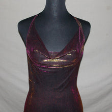 Load image into Gallery viewer, Daisy holographic droop down long dress (S)
