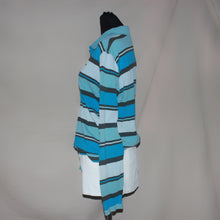 Load image into Gallery viewer, Lacoste stripped collared sweater (M)
