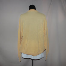 Load image into Gallery viewer, Lacoste yellow cardigan (M)

