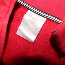 Load image into Gallery viewer, Adidas embroidered red zip jacket (M)
