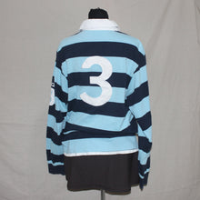 Load image into Gallery viewer, Adidas stripped collared long sleeves (M)
