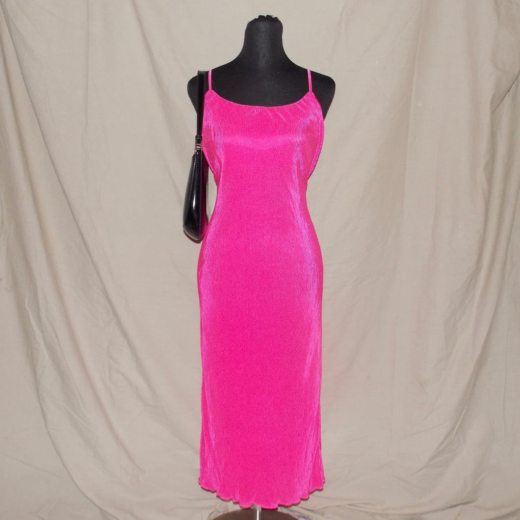 Dotti hot pink midi dress (M)