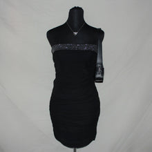 Load image into Gallery viewer, Lipsy bedazzled ruched tube midi dress (S/M)
