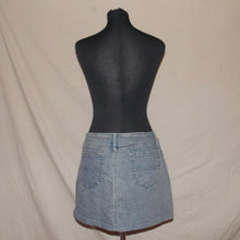 Load image into Gallery viewer, Faded Glory denim midi skirt (W28)
