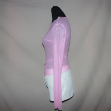 Load image into Gallery viewer, Baby pink studded mesh long sleeve (S/M)
