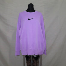 Load image into Gallery viewer, Nike purple pastel swoosh sweater (L)
