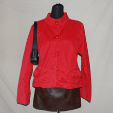 Load image into Gallery viewer, Red button up blazer (M)
