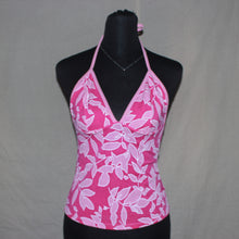 Load image into Gallery viewer, Pink floral two-piece bikini (S/M)
