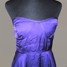 Load image into Gallery viewer, Vintage Shylo x Princess Polly purple ruffled asymmetrical long dress (M)
