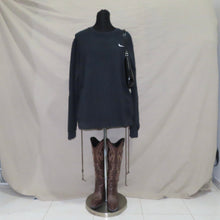 Load image into Gallery viewer, Nike navy blue swoosh sweater (XL)
