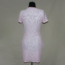 Load image into Gallery viewer, Pink sheer mesh sequence floral midi dress (S/M)
