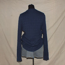 Load image into Gallery viewer, Polo Ralph Lauren navy blue knitted sweater (M)
