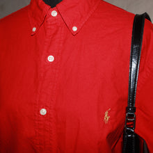 Load image into Gallery viewer, Polo by Ralph Lauren red button up (M)
