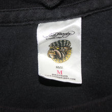 Load image into Gallery viewer, Vintage Ed Hardy by Christian Audigier black Koi fish graphic tee (S/M)

