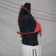 Load image into Gallery viewer, Orange triangle tassel top (S)
