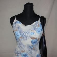 Load image into Gallery viewer, Gardenia floral patterned cowl neck long dress (XS)
