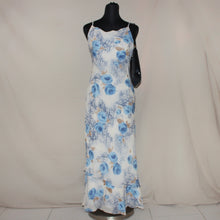 Load image into Gallery viewer, Gardenia floral patterned cowl neck long dress (XS)

